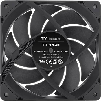 Wentylator Thermaltake TOUGHFAN 14 Pro PC Cooling Fan 140mm Czarny (CL-F140-PL14BL-A)