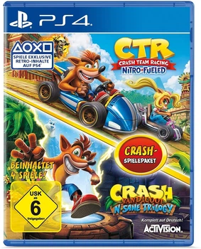 Crash Team Racing Nitro Fueled + Crash Bandicoot N'Sane Trilogy (англійська версія) PS4