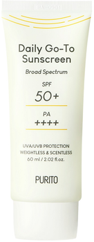 Крем Purito Daily Go-To Sunscreen SPF50+ PA++++ сонцезахисний щоденний 60 мл (8809563100965)