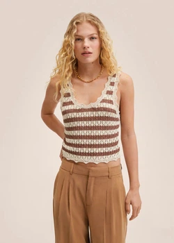 В'язаний топ Mango 27057119XLB розмір XL