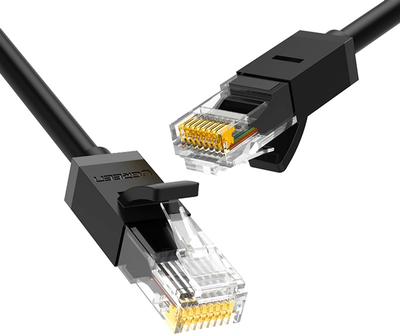 Патч-корд Ugreen NW102 Cat 6 U / UTP Lan Cable 3 м Black (6957303821617)