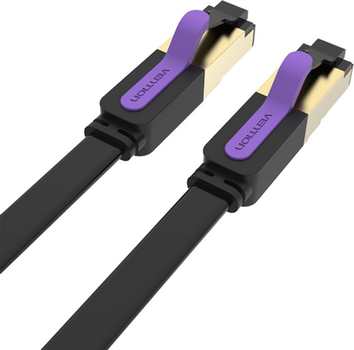 Patchcord Vention CAT7 FTP Ethernet, 3 m Black (6922794729841)