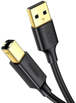 Kabel Ugreen US135 USB 2.0 AM to BM Print Cable 3 m Black (6957303813513)