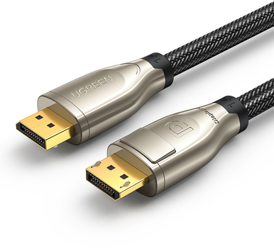 Kabel Ugreen DP112 DisplayPort m - m V1.4 8K Zinc Alloy Shell 3 m Black (6957303868445)