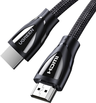 Кабель Ugreen HD140 HDMI Cable with Braided 1.5 м Black (6957303884025)