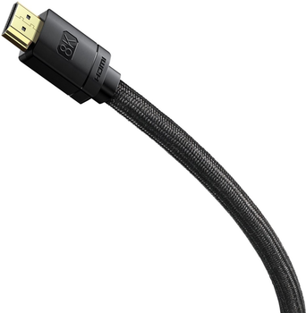 Кабель Baseus HDMI м - M, 1.5 м, V2.1 8K, High Definition Series Black (WKGQ040101)