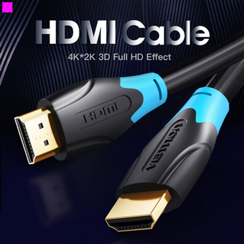 Кабель Vention HDMI-HDMI, 5 м v1.4 Black (6922794732681)