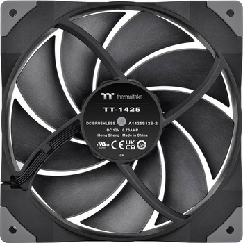 Wentylator Thermaltake GT14 PC Cooling Fan TT Premium Edition 140mm Czarny (CL-F157-PL14BL-A)