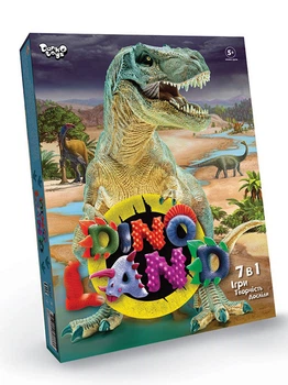 Набор для творчества Danko toys "Dino Land 7 в 1" с аксессуарами DL-01-01U