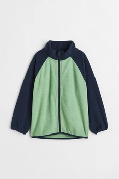Толстовка флисовая зелено-синяя H&M 92см (400094543)