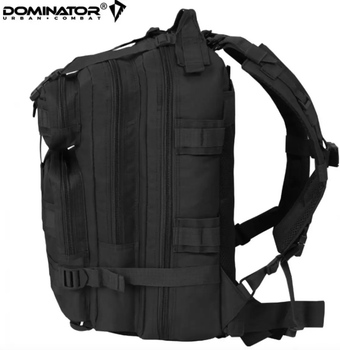 Тактический рюкзак 30 л с системой MOLLE Черный Военный рюкзак на 30 литров DOMINATOR SHADOW Армейский Штурмовой Рюкзак Водоотталкивающий