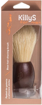 Щітка для гоління з кабанячої шерсті KillyS For Men Boar Hair Shaving Brush (3031445009799)