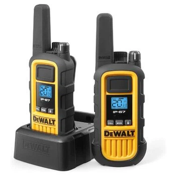 Комплект 2 рации DeWalt Heavy Duty Walkie-Talkie DXFRS800