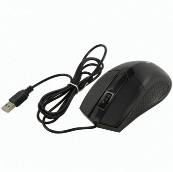 Компьютерная мышь мышка оптическая ведущая 2.0 USB Weibo WB-002 черная 1600dpi
