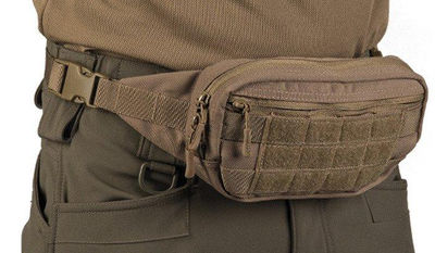 Поясна сумка Mil-Tec Fanny Pack Molle Coyote 13512519