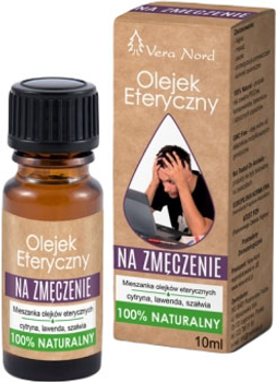 Olejek eteryczny Vera Nord Naturalny na zmęczenie 10 ml (5908282460527)