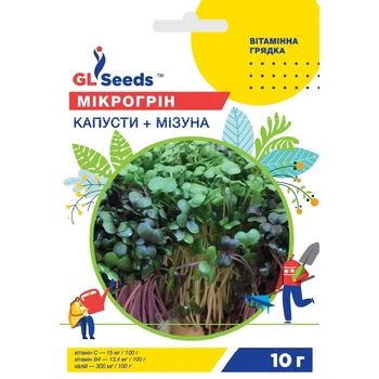 Семена Микрогрин Капуста+Мизуна микс GL Seeds 10г (Professional2409)
