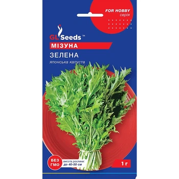 Насіння Зелень Мізуна зелена GL Seeds 1г (For Hobby2433)