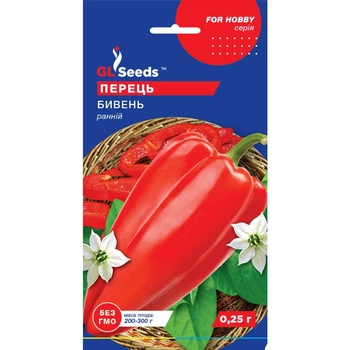 Семена Перец сладкий Бивень GL Seeds 0.25г (For Hobby723)