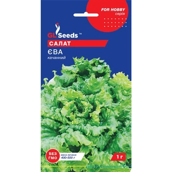 Насіння Зелень Салат Єва качанний GL Seeds 1г (For Hobby873)