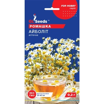 Насіння Прянощі Ромашка аптечна Айболіт GL Seeds 0.2г (For Hobby865)