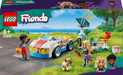Конструктор LEGO Friends Электромобиль и зарядное устройство 170 деталей (42609)