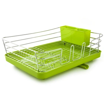 Сушарка для посуду MVM 390x300x120мм зелена DR-02 GREEN
