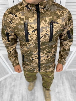 Армейская куртка софтшел пиксель masking L