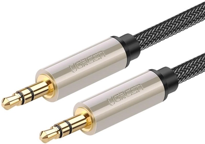 Kabel Ugreen AV125 3.5 mm Male to 3.5 mm Male 2 m Gray (6957303816040)