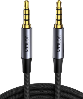 Кабель Ugreen AV183 3.5 мм to 3.5 мм Audio Cable, 2 м Black (6957303827824)