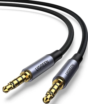 Кабель Ugreen AV183 3.5 мм to 3.5 мм Audio Cable, 2 м Black (6957303827824)