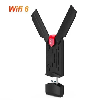 Двухдиапазонный USB 3.0 Wi-Fi 6 1800Mbps (AX) адаптер ALFANEXT 2.4/5GHz (FU-AX1800A)
