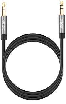 Кабель Ugreen AV119 3.5 мм to 3.5 мм Audio Cable 1 м Black (6957303817337)