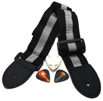 Ремень для гитары и аксессуары Avzhezh AGS06 GREY Pack Color