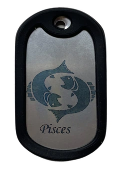 Жетон+цепочка+бампер знак зодиака Pisces (Рыбы)