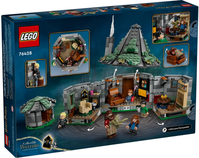 Zestaw klocków Lego Harry Potter Niespodziewana wizyta w chacie Rubeusa Hagrida 896 elementów (76428)