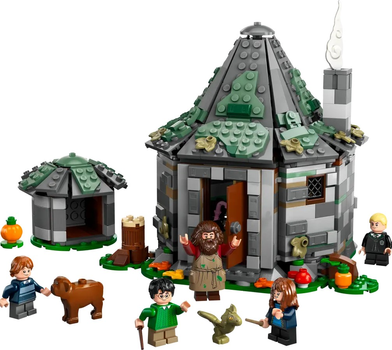 Zestaw klocków Lego Harry Potter Niespodziewana wizyta w chacie Rubeusa Hagrida 896 elementów (76428)