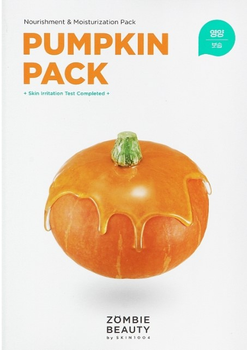 Питательная маска SKIN1004 Zombie Beauty Pumpkin Pack с экстрактом Тыквы и Прополиса 4 г x 16 шт (8809576260885)