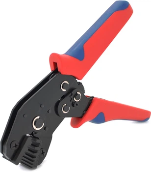 Инструмент обжимной Voltronic SN-06WFL для обжимки клемм, 0.25-6 мм² Black-Red (YT23276)