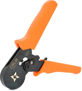 Кримпер Voltronic Cinlinele HCS8 6-4 для обжима кабельного наконечника, 0.25-6 мм² Orange (YT23239)