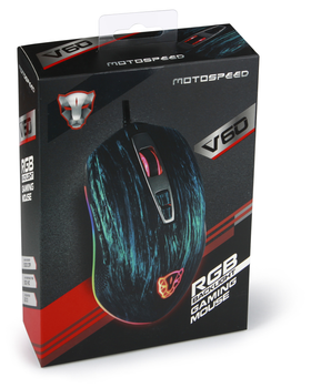 Миша Motospeed V60 RGB USB Black (6953460596986)