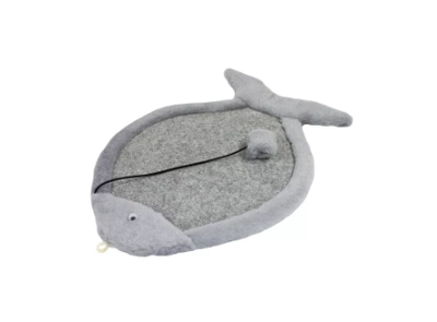 Когтеточка - коврик Lucky Pet "Карась", тканевый, 30х44 см