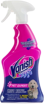 Spray czyszczący do dywanów i tapicerek Vanish Oxi Action Pet Expert 500 ml (5900627076394)