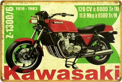 Металлическая табличка "Kawasaki Z-1300/6 (1978-1983)" (ms-104067)