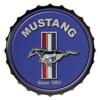 Металлическая табличка "Mustang (Since 1964)" (ms-104195)