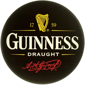 Металева табличка "Guinness Draught (Чорний Фон)" (ms-104134)