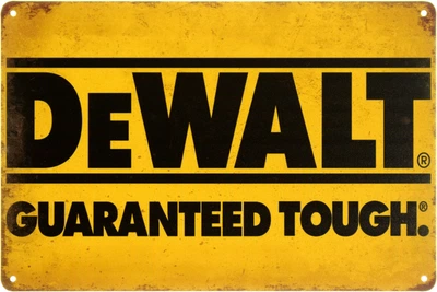 Металева табличка "DeWALT (Гарантована Міцність)" (ms-104065)