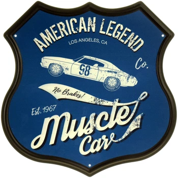 Металева табличка "American Legend (Los Angeles, CA)" (ms-104186)