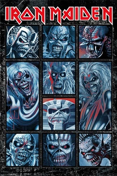Постер плакат "Iron Maiden (Ten Eddies)" 61x91.5см Pyramid International (ps-104205)