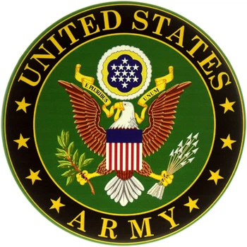 Металлическая табличка "Армия США" (ms-104169)